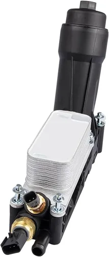 Miniatura 4 de 5184294AE Docas Conjunto de filtro de enfriador de aceite de motor compatible con 2011 2012 2013 Chrysler Dodge J-eep 3.6L V6 adaptador de filtro