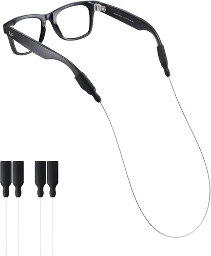 Miniatura 9 de Correa de lentes de sol para lentes Meta RayBan, patillas gruesas, correas para gafas, cordones para hombres, mujeres y niños, soportes para gafas