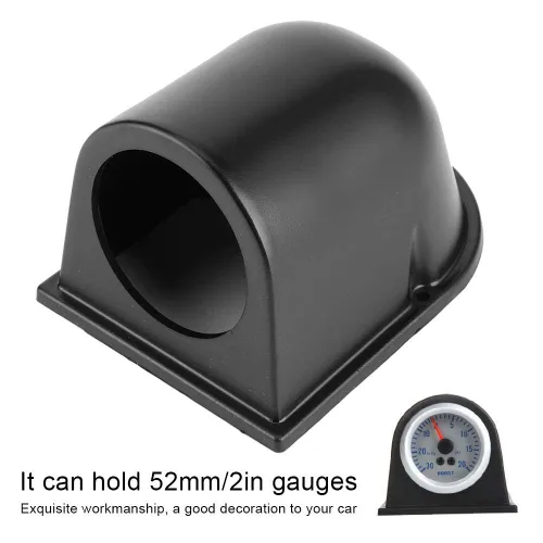 Miniatura 2 de Soporte de montaje de calibre de agujero único de 2.047 in, material ABS, cápsula universal para medidor de coche para instrumentos de 2 pulgadas
