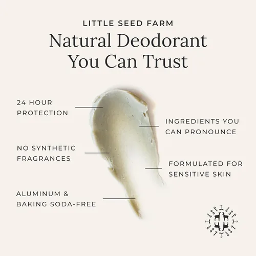 Miniatura 2 de Little Seed Farm - Muestras de crema desodorante, paquete de 8 - Todos los aromas