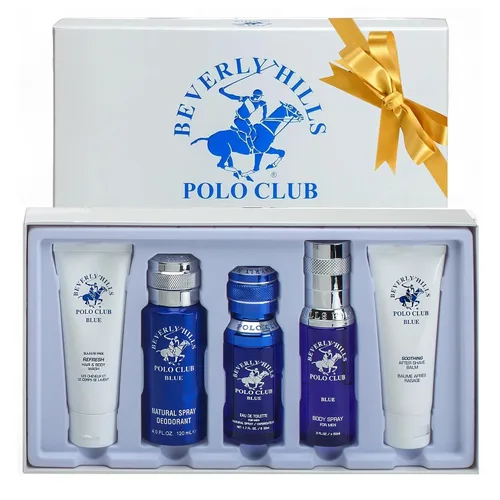 Miniatura 8 de Beverly Hills Polo Club BHPC Colonia Juego de Regalo de 5 Piezas para Hombre Eau de Toillete, Desodorante, Gel de Ducha, Jabón Corporal, Fragancia
