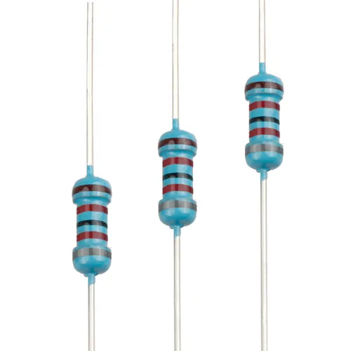 Miniatura 57 de 100pcs 1 ohm Resistor 1/4w (0.25 W) Resistencia fija de película metálica de tolerancia ±1%, múltiples valores de resistencia opcional