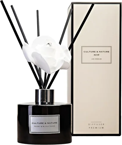 Miniatura 22 de CULTURE & NATURE - Set de difusor de varillas de 6.7 onzas líquidas (200ml) - Difusor con varillas perfumado a vainilla - Fragancia para el hogar