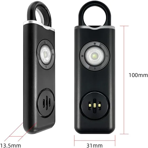 Miniatura 2 de Siren Self Defense for Women – Alarma personal para mujeres, niños y ancianos – Recomendado por la policía – Llavero de autodefensa fuerte de 130 dB