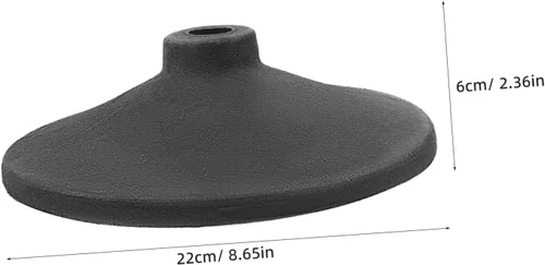 Miniatura 2 de BESPORTBLE Soporte de bastones de agilidad de fútbol, base de goma, soporte de poste de base de goma, soporte de poste de velocidad de entrenamiento