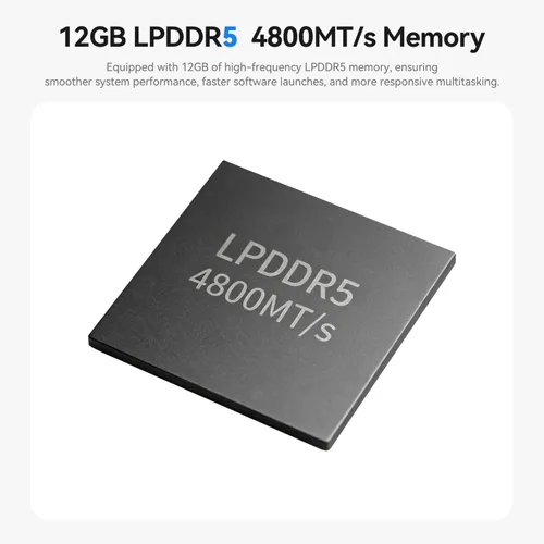 Miniatura 7 de Beelink EQ Mini PC, Intel Twin Lake N150(Up to 3.6GHz) 4C/4T, Computer 12GB LPDDR5 RAM 500GB SSD, Computer Dual HDMI 4K UHD