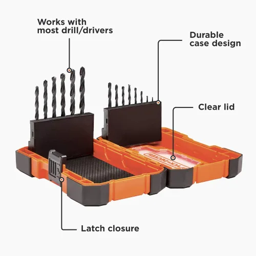 Miniatura 2 de beyond by BLACK+DECKER - Juego de brocas, 14 piezas (BDA14BODDAEV)