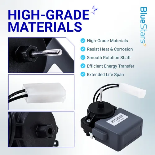 Miniatura 5 de BlueStars Motor de ventilador evaporador de refrigerador 2315539 actualizado – Compatible con refrigeradores Whirlpool y Kenmore – Reemplaza