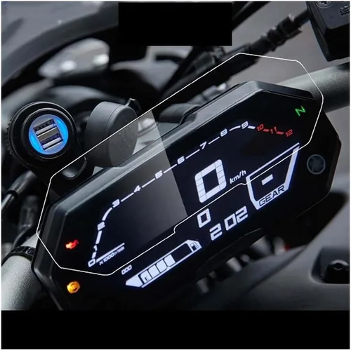 CGLTD Película antiarañazos para Yamaha y AHA MT-07 MT07 FZ-07 FZ07 2021 2022 Accesorios de motocicleta Cluster Protección contra arañazos Película
