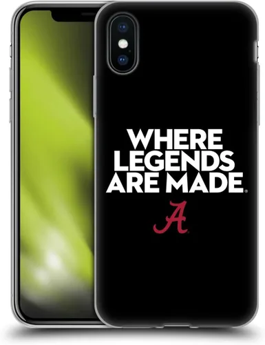 Miniatura 444 de Head Case Designs Funda de gel suave con licencia oficial de la Universidad de Alabama UA Collage compatible con Apple iPhone 13 Pro Max
