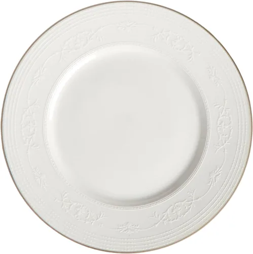 WEDGWOOD FINO HUESO CHINA ENGLISH ENGLISH LACE: PLATO DE ENSALADA DE ACCENTO 9"