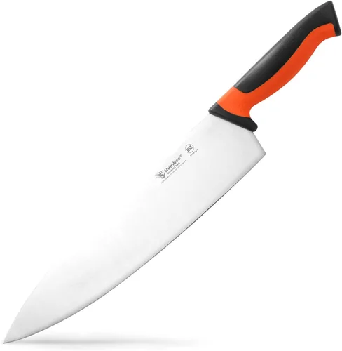 Miniatura 12 de Cuchillo de chef de 12 pulgadas, hoja de acero inoxidable de alto carbono certificada NSF – Mango ergonómico codificado por colores, cuchillo