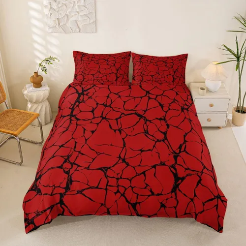 Miniatura 17 de Erosebridal Juego de funda de edredón de mármol metálico plateado, tamaño individual, juego de ropa de cama con purpurina gris plateado, diseño