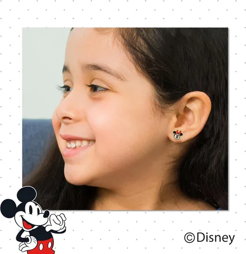 Miniatura 6 de Disney Paquete de 16 pares de aretes tipo dormilona con licencia oficial de Disney para niñas de Mickey, Minnie Mouse y Friends, Disfraz, No es una