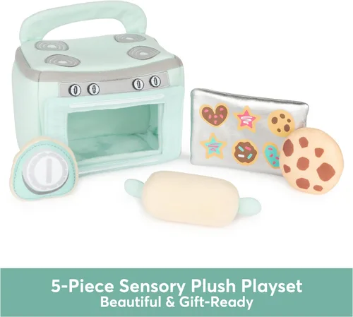 Miniatura 3 de Baby GUND My First Baking - Juego de peluche con sonidos, sonajero, chirridos y arrugas, juguete sensorial de felpa ultrasuave para bebés y recién