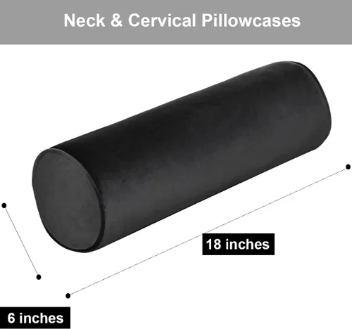 Miniatura 2 de Fundas de almohada enrollable para el cuello con cremallera - Fundas de almohada bolster/cilíndricas redondas de Luna Llena para dormitorio, sala