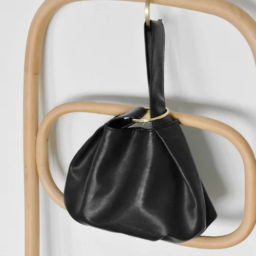 Miniatura 2 de Bolso de mano para mujer, de piel vegana, suave, con asa superior, bolso pequeño