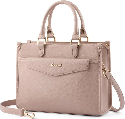 LOVEVOOK Bolsos y carteras para mujer, cartera de moda tipo satchel, bolso cruzado de cuero sintético con asa superior para el hombro para damas