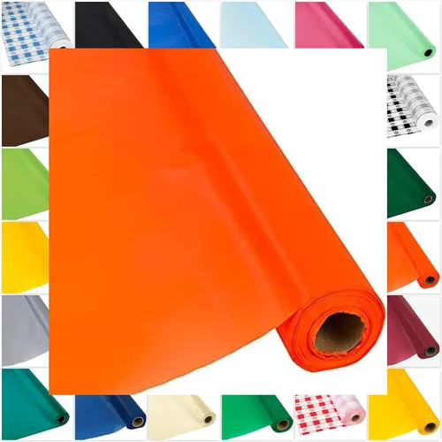 Miniatura 2 de DIY Craft - Rollo de plástico negro para mesa de banquete, 300 pies de largo (26 colores)