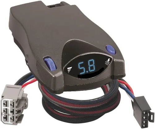 Control de frenos TEKONSHA P2 PRODIGY + mazo de cables para Toyota 4Runner, Landcruiser, Sequoia, Tundra Tacoma y Lexus LX570, GX460, LX470, GX470.