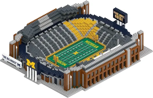 Miniatura 14 de FOCO NCAA Unisex NCAA College 3D BRXLZ Puzzle Team Football Stadium