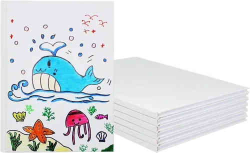 Miniatura 8 de zmybcpack Paquete de 12 libros encuadernados en blanco de 5x5 pulgadas, libro encuadernado en blanco para estudiantes para escribir historias