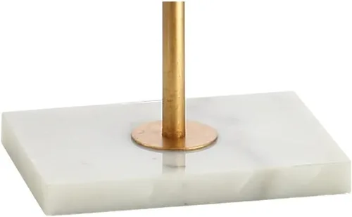 Miniatura 7 de JONATHAN Y Lámpara de pie LED de hoja dorada de 60 pulgadas con base de mármol, luz de pie contemporánea para sala de estar, dormitorio, pantalla