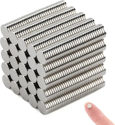 DIYMAG Imanes pequeños Stronge de tierras raras, paquete de 1000, 0.197 x 0.039 in, imanes de neodimio para refrigerador, bricolaje, manualidades,