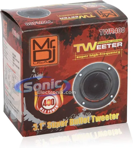 Miniatura 3 de Mr. Dj Compresor Tweeter TWR400-400 Watts, Negro