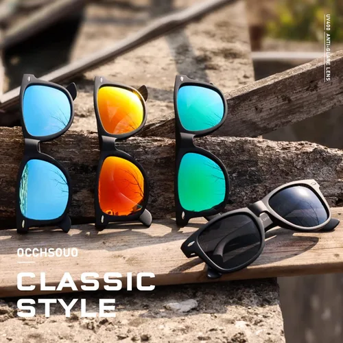 Miniatura 2 de Occhsouo Gafas de sol polarizadas para mujer y hombre, gafas de sol de moda para conducir, pesca, bloqueo UV, protección UV400