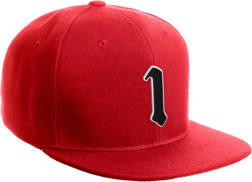 Miniatura 644 de Daxton Gorra clásica con visera de billete plano con letras del alfabeto inglés antiguo de la A a la Z