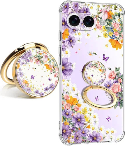 Miniatura 9 de for Google Pixel 7 Case，Google 7 Phone Case，for Girls Women Cover Design Dual Layer Slim Fit Drop Proof Impact Resistant Shockproof Clear Case