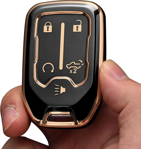 Miniatura 6 de ELOHEI Funda para llavero para Chevy, accesorios de funda para llavero para Chevrolet Silverado Suburban Tahoe GMC Acadia Sierra Terrain Yukon