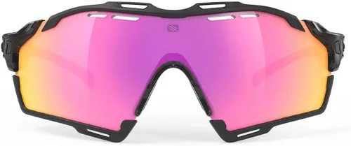 Miniatura 2 de RUDY PROJECT Cutline Sport Shield - Gafas de sol para correr, ciclismo, pickleball, golf Marco de Carbonio Con Impactx Photochromic 2 Lentes Rojas