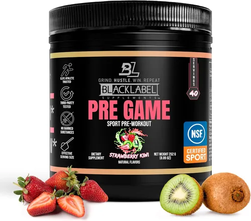 Miniatura 12 de BLACKLABEL Supplements PRE Hustle V3 Polvo de preentrenamiento – Certificado NSF para deporte – Energía, fuerza y resistencia – Blue Razz
