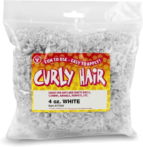 Miniatura 10 de Hygloss Cabello Rizado de Muñeca de 16 oz para Manualidades Surtido - Cabello Sintético Premium para Hacer Muñecas, Marionetas y Proyectos de Artes