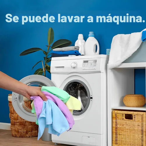 Miniatura 6 de TEAWOO Paños de limpieza de microfibra, paquete de 50 toallas de microfibra a granel, toallas para automóviles y hogar, trapos de limpieza de 5 5