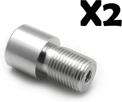 Miniatura 9 de Adaptador de espejo de extremo de barra M6 hembra en el sentido de las agujas del reloj compatible con FZ 07 09 XSR900 SMAX [P/N: MT325-003 X2-SR]