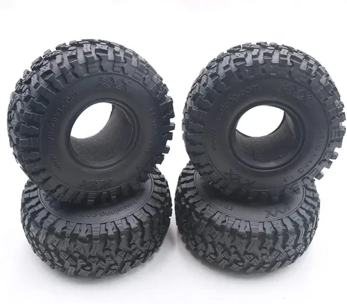 Miniatura 3 de KYX Racing Rubber 1.9 Inch Neumáticos 4.646 in x 1.772 in Neumáticos para 1/10 Rc Crawler (2pcs)