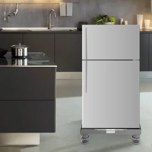 Miniatura 7 de Nefish Soporte para Mini Refrigerador Ajustable Soporte para Refrigerador con 4 Patas Resistentes Base Universal Soporte para Lavadora Pedestales