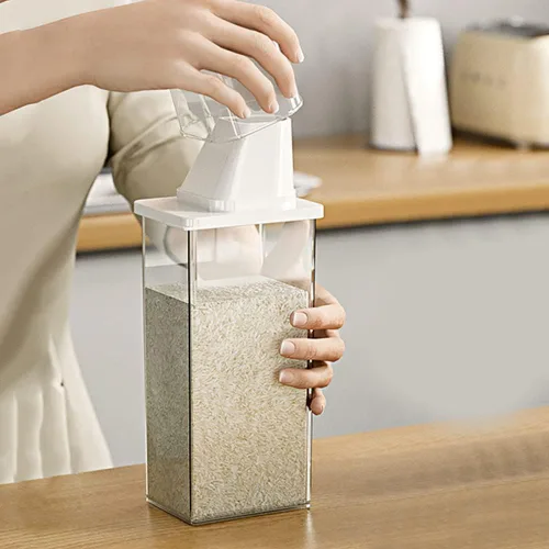 Miniatura 7 de VALINK Contenedores herméticos para almacenamiento de alimentos, dispensador de contenedores de cereales de almacenamiento 2022, dispensador