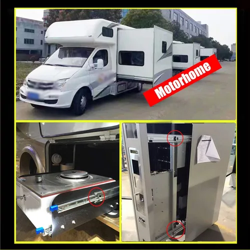 Miniatura 7 de Diapositivas industriales ultra resistentes para cajones de extensión completa de 485.0 lbs, deslizadores de cajones con rodamiento de bolas