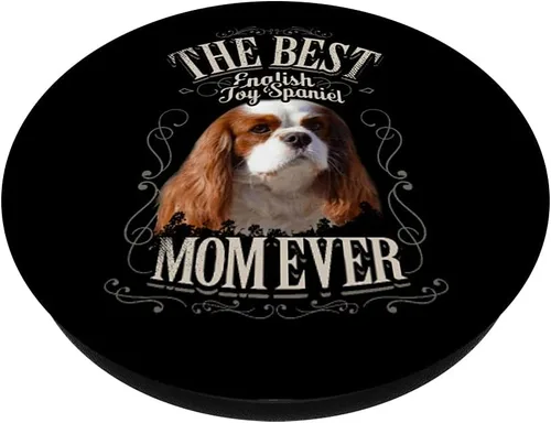 Miniatura 2 de Best English Toy Spaniel Mom Ever Funny Lover PopSockets PopSockets intercambiables PopGrip