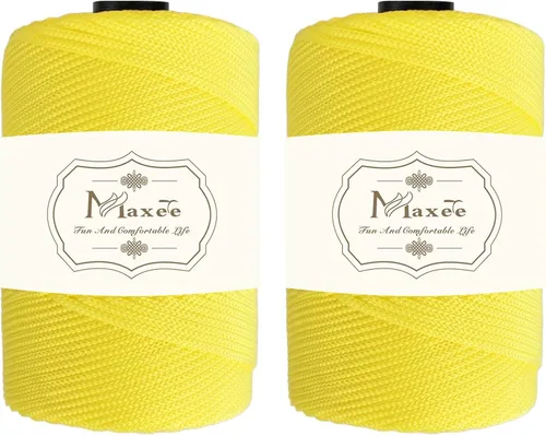 Miniatura 46 de Cordón de macramé premium de poliéster 3 mm × 218 yardas, cordón de macramé 100% polipropileno de 3 mm, ideal para crochet, colgadores de pared, 30