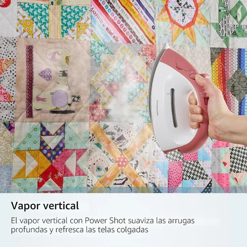 Miniatura 6 de Plancha de vapor inalámbrica Panasonic, Compacta, Ligera, con estación de carga NI-QL300R
