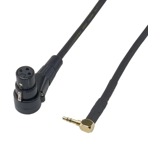 Miniatura 5 de WJSTN 3-pin Right Angle XLR to 3.5mm Male Adjustable Angle Balanced Stereo Audio Adapter Cable 1 Feet