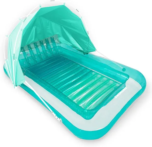 Miniatura 15 de SWIMLINE Original Suntan Tub Series Classic Inflatable Tanning Float Floating Lounge Personal Tan Pool Hybrid Lounger Adjustable Pillow Fill