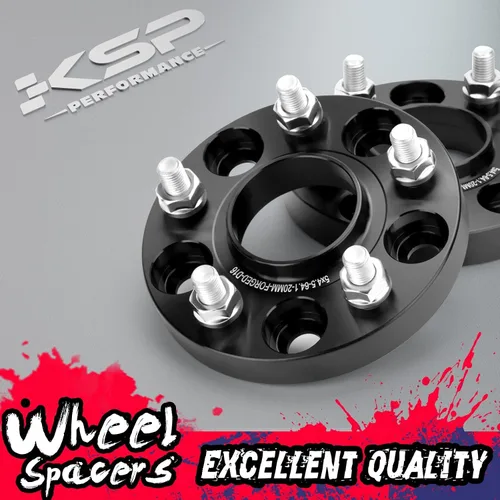 Miniatura 5 de KSP - Espaciadores de rueda de 1 pulgada 5x114.3 para Nissan 350Z 370Z Maxima, 5X4.5 forjado espaciador compatible con Infinit G35 G37 FX35 Q60