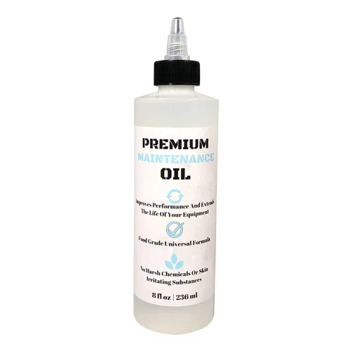 Aceite blanco lubricante prémium (8 onzas) para afeitadoras eléctricas, cortadoras de pelo, cortadoras de pelo, maquinillas de afeitar rectas con