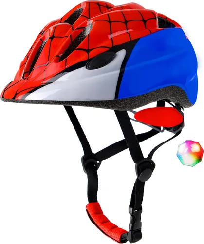 Miniatura 16 de Casco de bicicleta para niños pequeños, cascos ajustables para niños y niñas de bebé a niños (edad 1-8), multideportes para patinaje de bicicleta